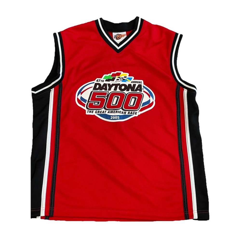 Vintage 2005 Daytona 500 Winners Circle Red Jersey 47th‎ Annual Men's Medium